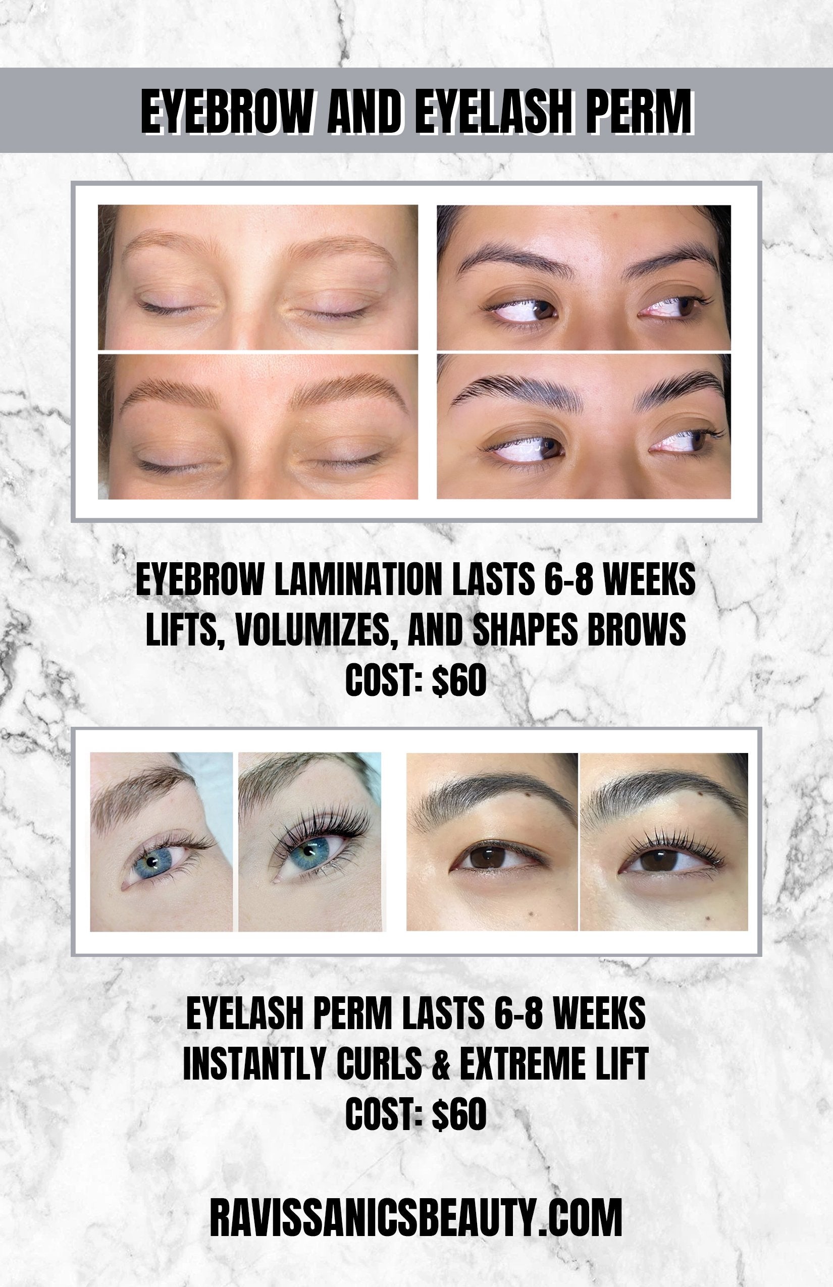 Eyelash and Eyebrow Perm